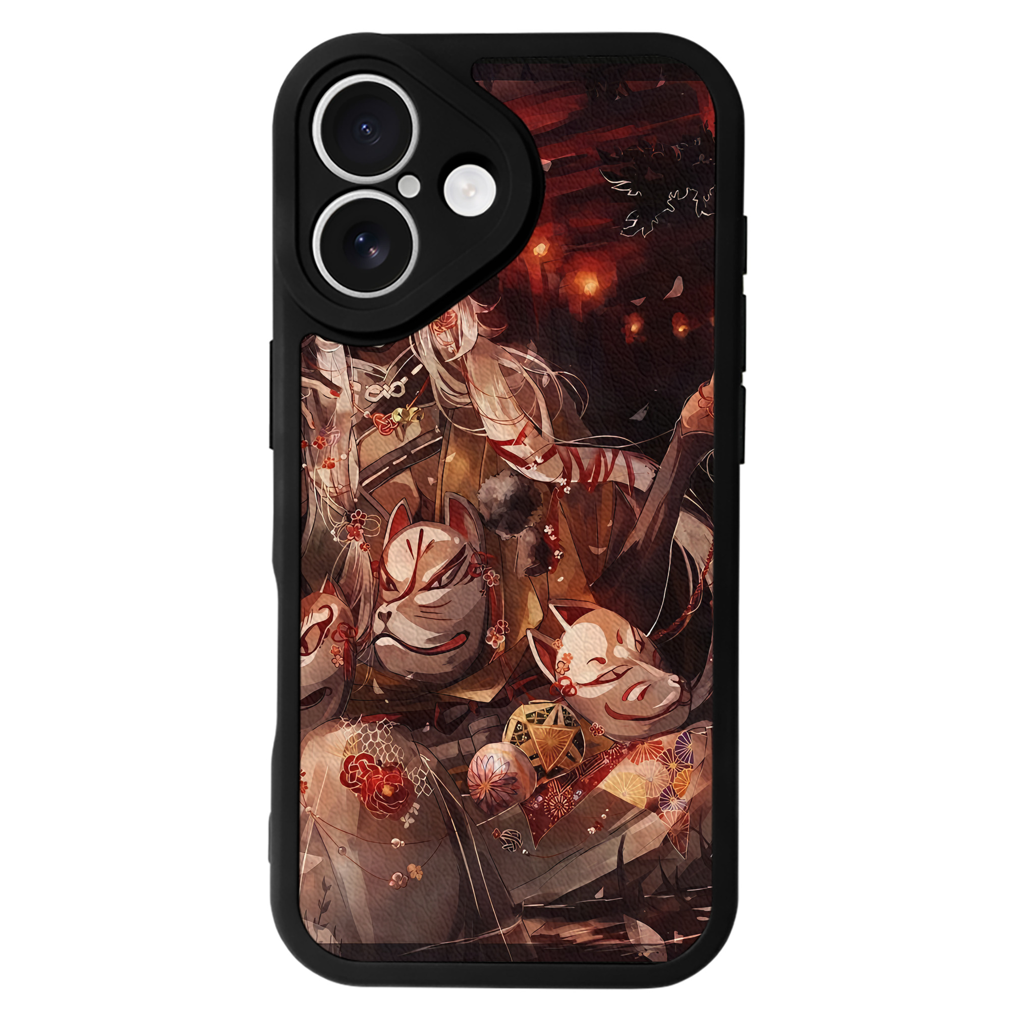 （画像用） 刀剣乱舞 Touken Ranbu 【iPhone 16シリーズ対応】シリコンスマホケース（レザー調） 材質：シリコン